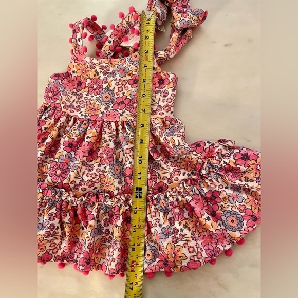 NWT Tommy Bahama Pink Floral Dress Size 12 Months - Picture 8 of 13